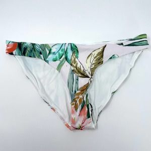 TiniBikini Floral Tropical Print Bikini Bottom